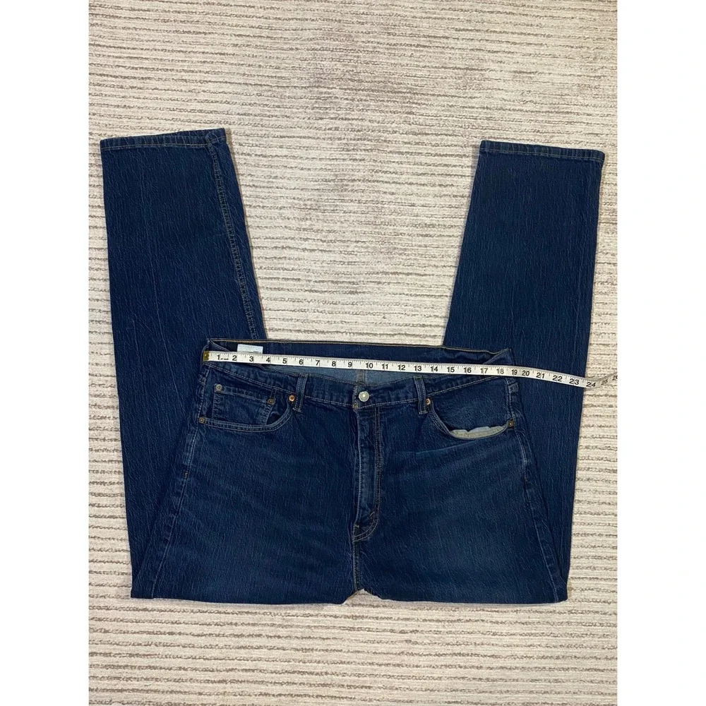 Levis 505 Regular Fit Jeans Mens 40x32 Dark Wash Blue Denim Made in Mexico